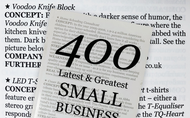 400 Small Business Ideas